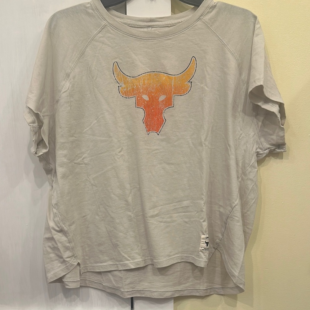 Project Rock Beige T-Shirt